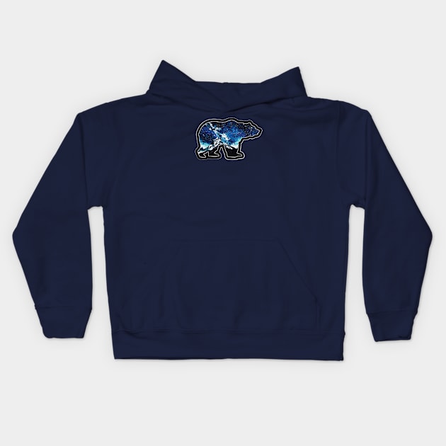 BEAR MOUNTAIN Kids Hoodie by JBauerart